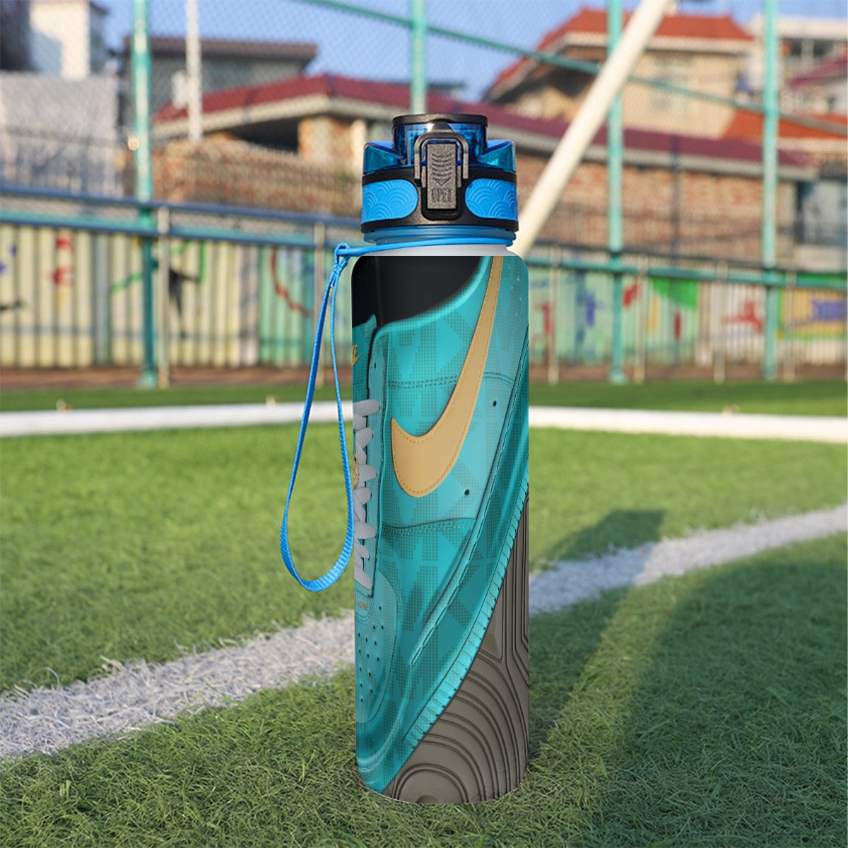 MK Blue Nike Sport Water Bottle 32oz
